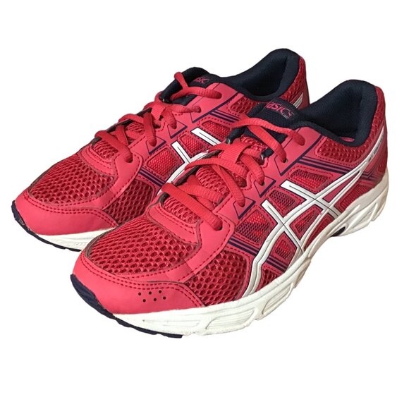 Asics Gel-Contend 4 Sneaker Womens 7 Youth 5.5 Pink White Athletic Running Shoes - Picture 10 of 11